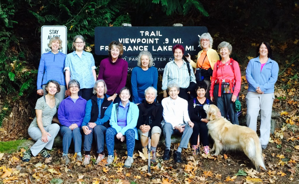 At the end of Fragrance Lake Hike - October 2015